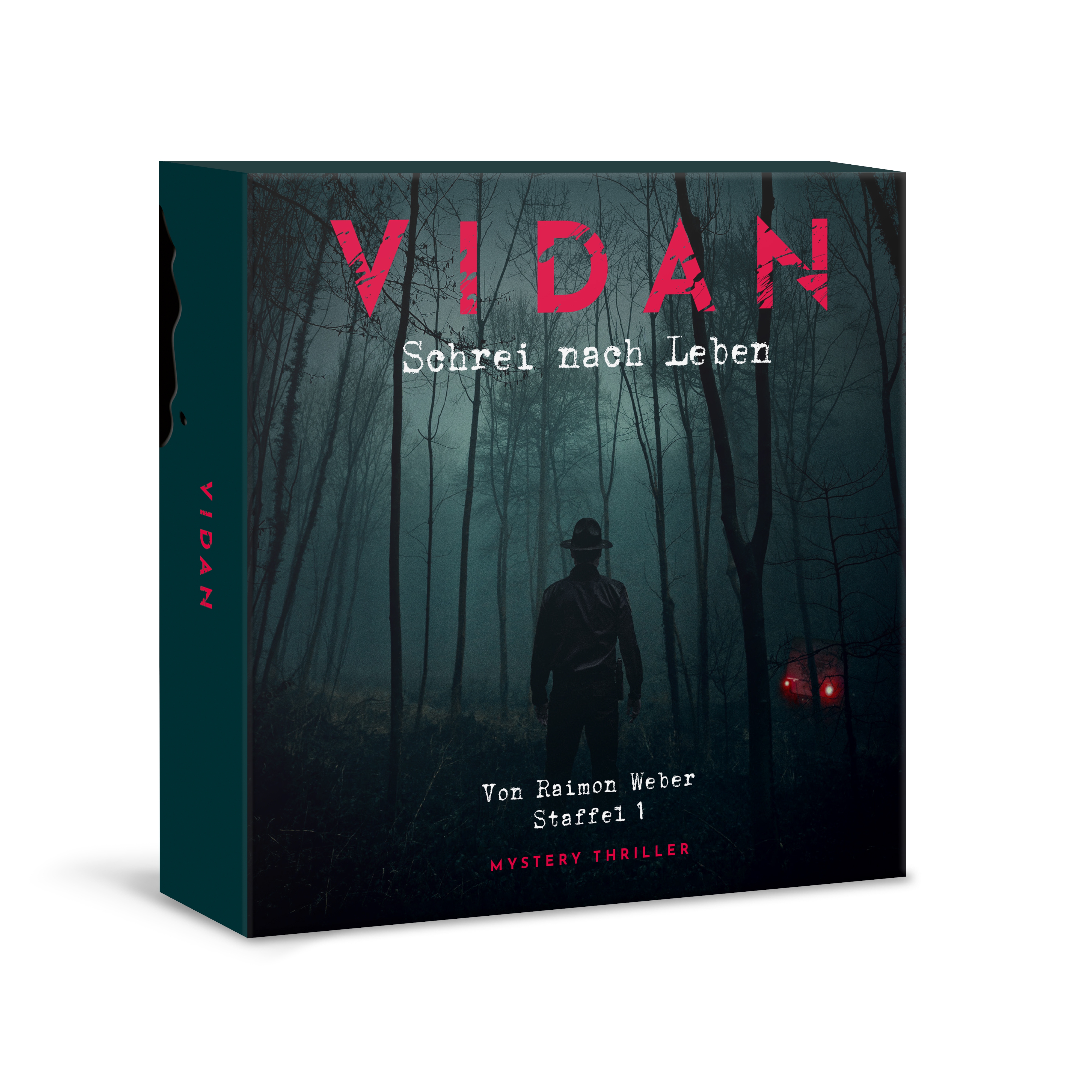 VIDAN – Schrei nach Leben. Die zehn Folgen der ersten Staffel erscheinen zeitgleich digital bei allen bekannten Streaming-Diensten und als Audio-CD-Box.